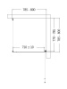 Фото душевое ограждение aquame 80x80 см aqm5215-rh-8