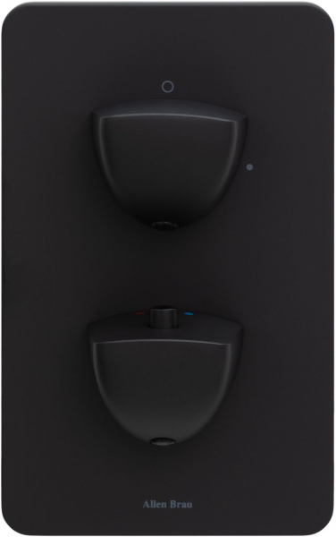 Фото смеситель для душа allen brau infinity 5.21116-31 черный матовый
