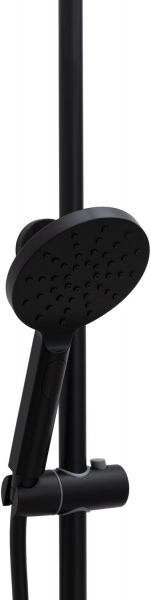 Фото душевая стойка allen brau eclipse 5.e1007-31 черный матовый