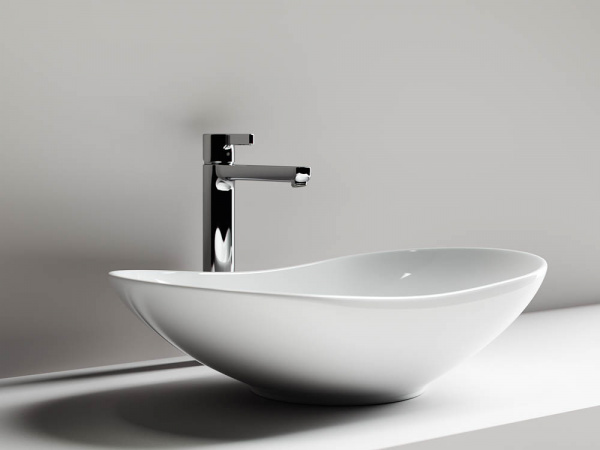 Фото раковина накладная ceramicanova element 62 см, цвет: белый cn6015