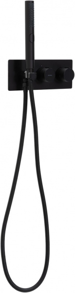 Фото смеситель для ванны allen brau liberty 5.33009-31 черный матовый