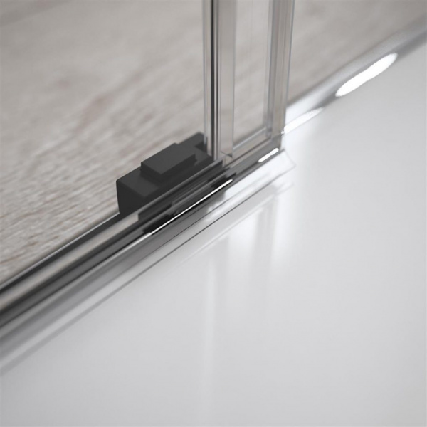Фото душевая дверь radaway idea black dwd 140 см 387124-54-01