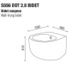 Фото биде подвесное aet dot 2.0 53 см s556t1r1v1101