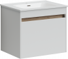 Фото тумба под раковину sancos smart 60 см, цвет: белый sm60w