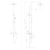 Фото душевая стойка raiber graceful rpg-006