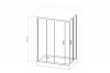 Фото душевое ограждение royal bath hpd rb9120hpd-c-bl 120x90 см