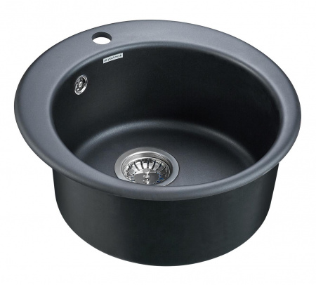 Фото кухонная мойка paulmark gelegen 48 см pm404800-blm