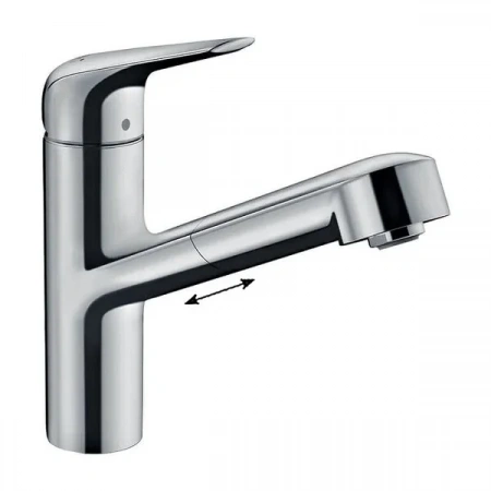 Фото смеситель для кухонной мойки hansgrohe focus 71829000