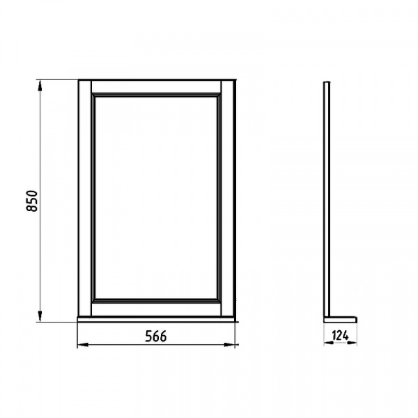 Фото зеркало asb woodline гранда 60 см, цвет: белый (патина серебро) 11483 бс