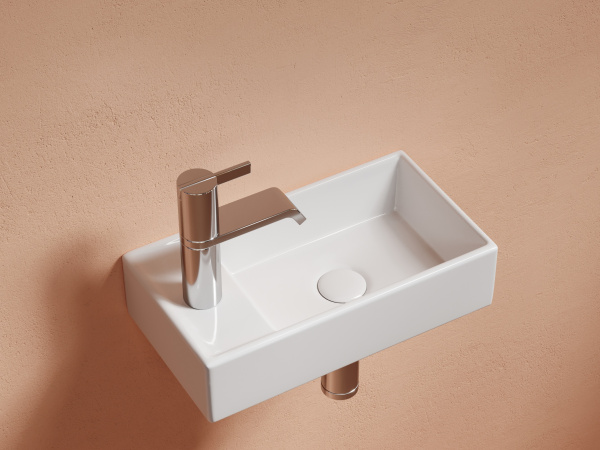 Фото раковина подвесная ceramicanova element 41.7 см, цвет: белый cn6051r