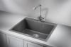 Кухонная мойка Granula 60 см 6001, ГРАФИТ
