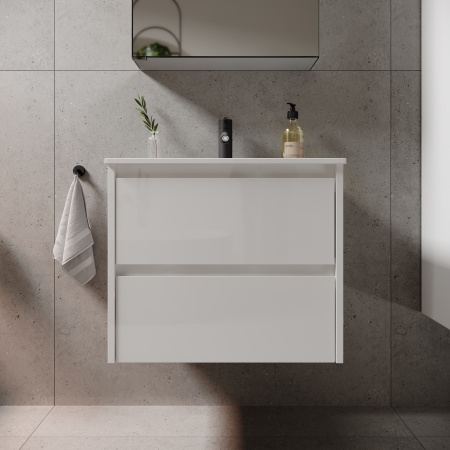 Фото тумба под раковину sancos libra 60 см, цвет: белый lb60w