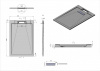Фото поддон из искуственного камня esbano luxe 120x80 см esp-lm128dr