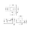 Фото биде подвесное duravit me by starck 57 см 22881500001