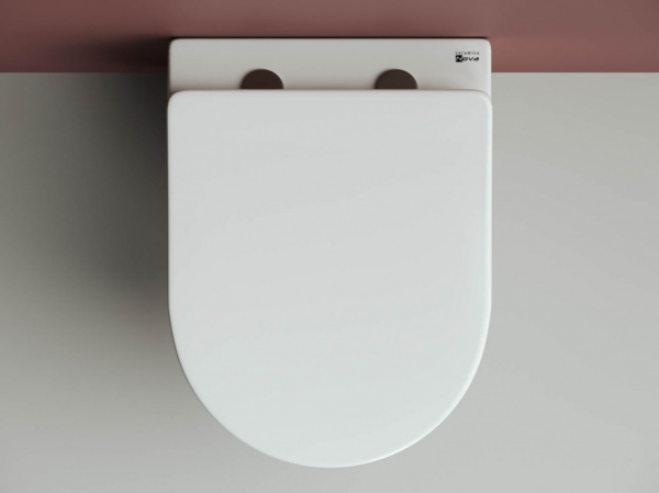 Фото унитаз подвесной, безободковый ceramicanova forma cn3009