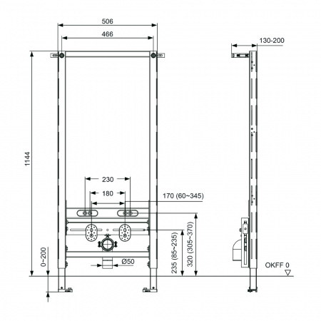 Фото инсталляция для биде tece spring s330000