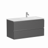 Тумба под раковину Sancos Folk 100 см, цвет: Grey soft FL100RGS