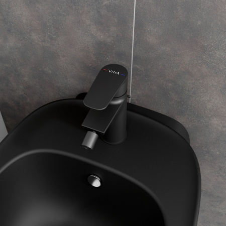 Фото смесители для биде vitra flow soft a4305436exp цвет черный