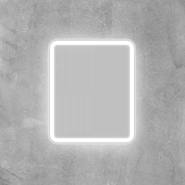 Фото зеркало с подсветкой belbagno marino 50 см spc-mar-500-600-led-btn