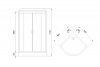 Фото душевая кабина royal bath нк rb90hk6-gc-bl  90x90 см