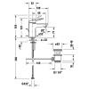Фото смеситель для раковины duravit circle wa1010001c46