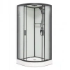 Душевая кабина Frank F408 М Black 80x80 см 20040
