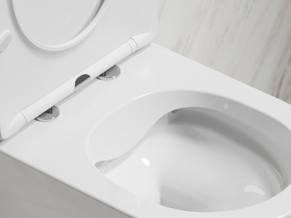 Фото унитаз подвесной, безободковый ceramicanova modena cn6063