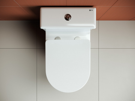 Фото унитаз-компакт, безободковый без бачка ceramicanova highlight cn1802-b
