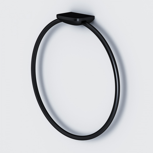 Фото кольцо для полотенец am.pm inspire 2.0 black edition a50a34422