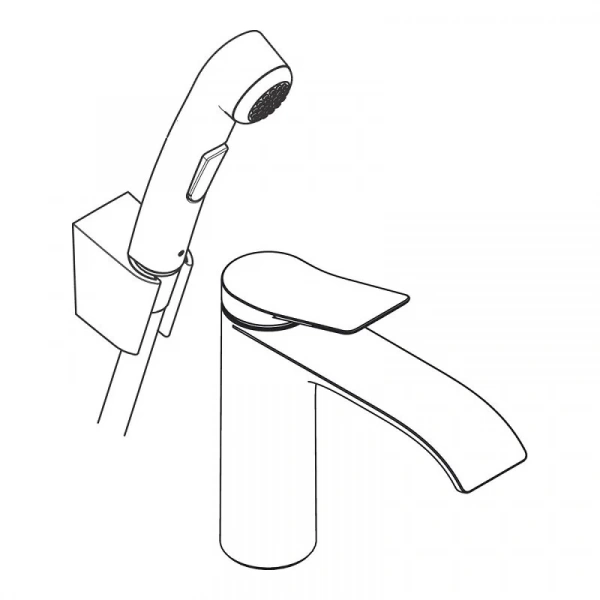 Фото смеситель для раковины hansgrohe vivenis 75210000