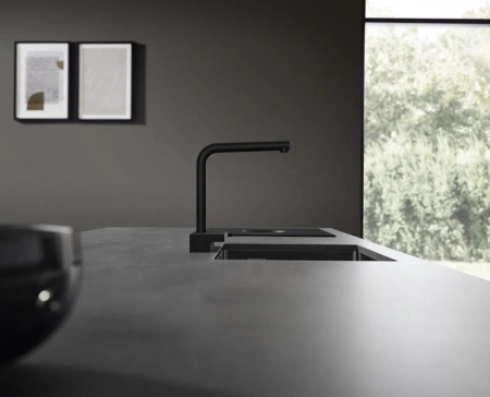 Фото смеситель для кухонной мойки hansgrohe aquno select 73830670