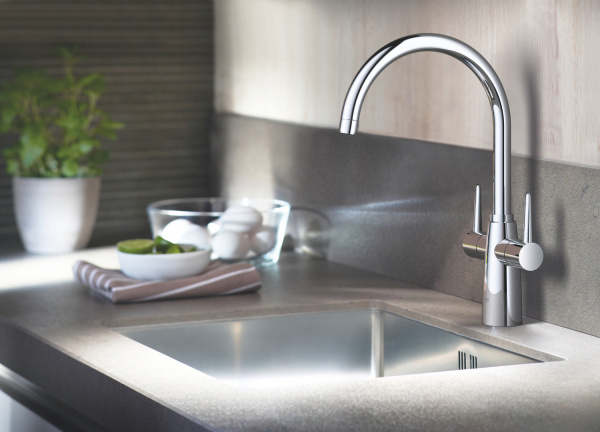 Фото смеситель для кухни grohe ambi 30189000