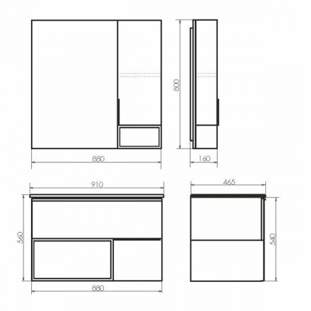 Фото тумба с раковиной comforty франкфурт 90 см 00-00002048