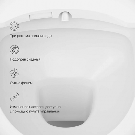 Фото унитаз подвесной am.pm func c8f1702sc
