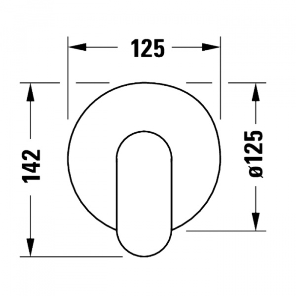 Фото смеситель для душа duravit wave wa4210007c46