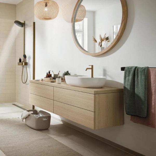 Фото смеситель для раковины hansgrohe tecturis s 73311140