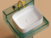 Раковина накладная Ceramicanova Element 50.5 см, цвет: белый CN6052MW