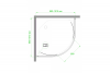 Фото душевое ограждение royal bath hkd rb100hkd-t-bl 100x100 см