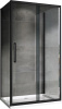 Душевое ограждение Abber Schwarzer Diamant 120x80 см AG30120BH-S80B-S80B
