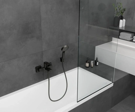 Фото смеситель для ванны hansgrohe vernis shape 71450670