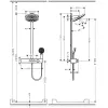 Фото душевая стойка hansgrohe pulsify 24241700