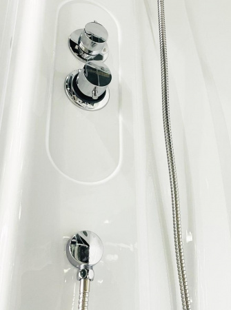 Фото душевая кабина royal bath bk rb90bk1-m-ch 90x90 см