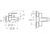 Фото смеситель для ванны vitra root square a4273736exp, цвет: черный