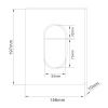 Фото клавиша смыва abber ac0124bg золото брашированное