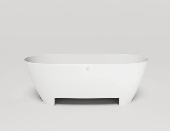 Фото ванна из искусственного камня salini sofia light 165x75 см 103711g глянцевая