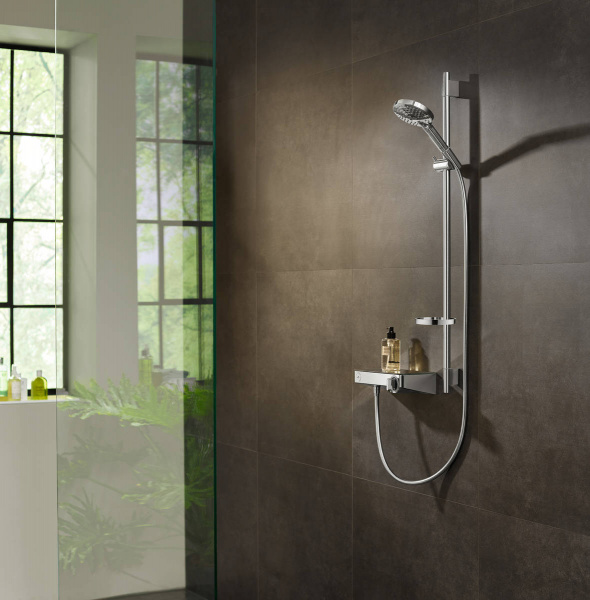 Фото термостатический смеситель для душа hansgrohe showertablet 13171400