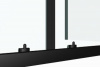 Фото душевое ограждение bandhours smart/flat-glass 812 черный матовый 100x80 см