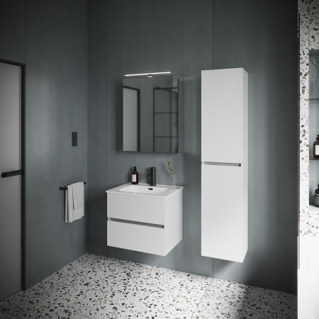 Фото тумба под раковину sancos urban 60 см, цвет: белый ur60w