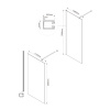 Фото душевая стенка vincea walk in 120 см vsw-1h120clb