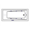 Фото акриловая ванна whitecross wave 160x70 см smart nano 0101.160070.100.smartnano.cr